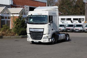 Imagen frontal de una cabeza tractora Renault TGM 18 290-CAMIONES GRUA de segunda mano en venta en rentacamion.com